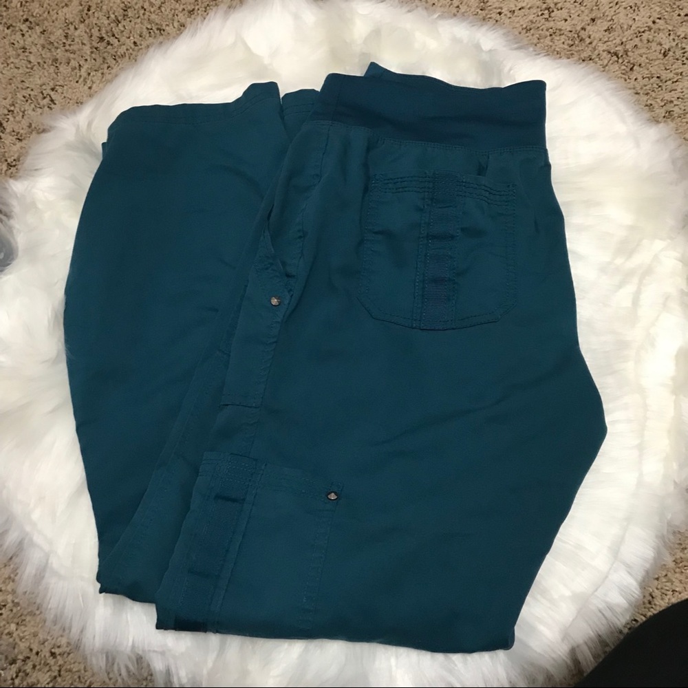 Purple label yoga scrub bottoms small